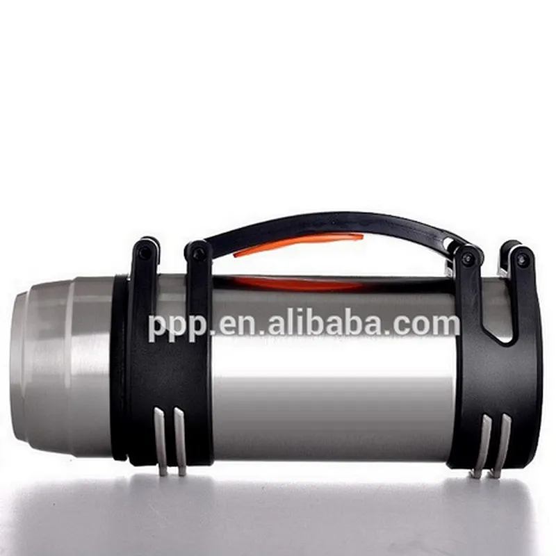 China manufactuers 1.5/2.0L double wall stainless steel vacuum travel tea pot with strap