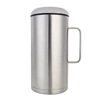 Custom Super Size 40oz Beer Can Holder with Handle for 64oz Beer Coka Beer Mug Stainless Steel  Vacuum Insulated