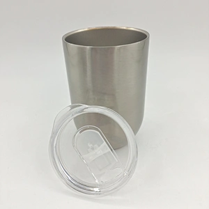 12oz white sublimation wine tumbler wine glass double wall stainless steel