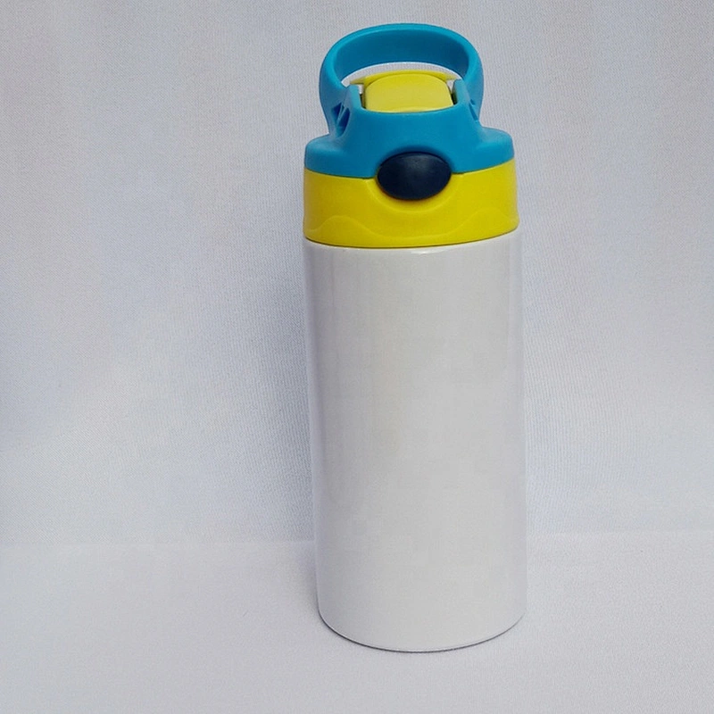 350ml white sublimation kids water bottle children flask double wall stainless steel for customized printing