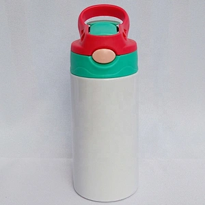 350ml white sublimation kids water bottle children flask double wall stainless steel for customized printing