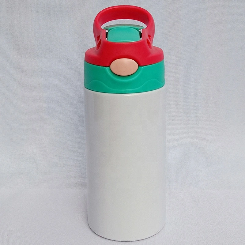 350ml white sublimation kids water bottle children flask double wall stainless steel for customized printing