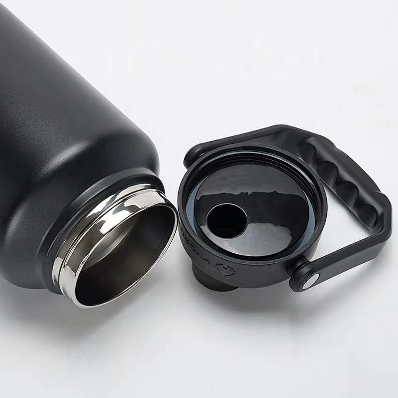 2.0L Super Large Capacity  Vacuum Insulated Hydro Water Bottle Flask with Handle Sports Outdoor Camping  Big  Thermal Bottle