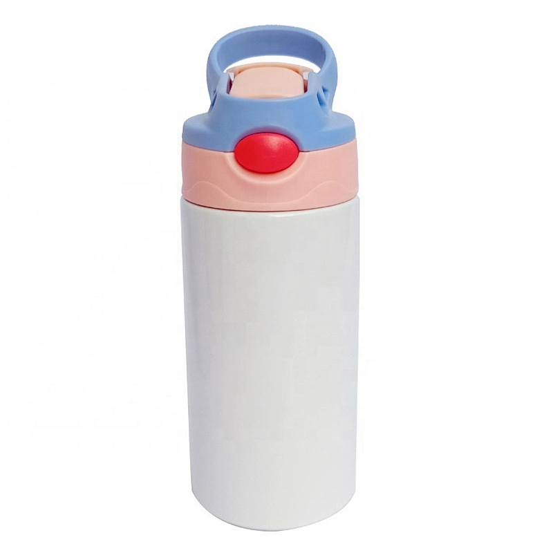 350ml white sublimation kids water bottle children flask double wall stainless steel for customized printing