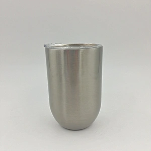 12oz white sublimation wine tumbler wine glass double wall stainless steel
