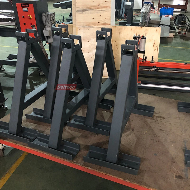 Soporte tipo A para rollo de cinta transportadora de PU de PVC