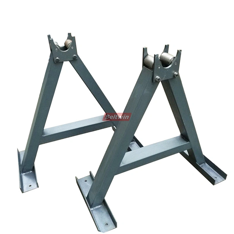 Soporte tipo A para rollo de cinta transportadora de PU de PVC