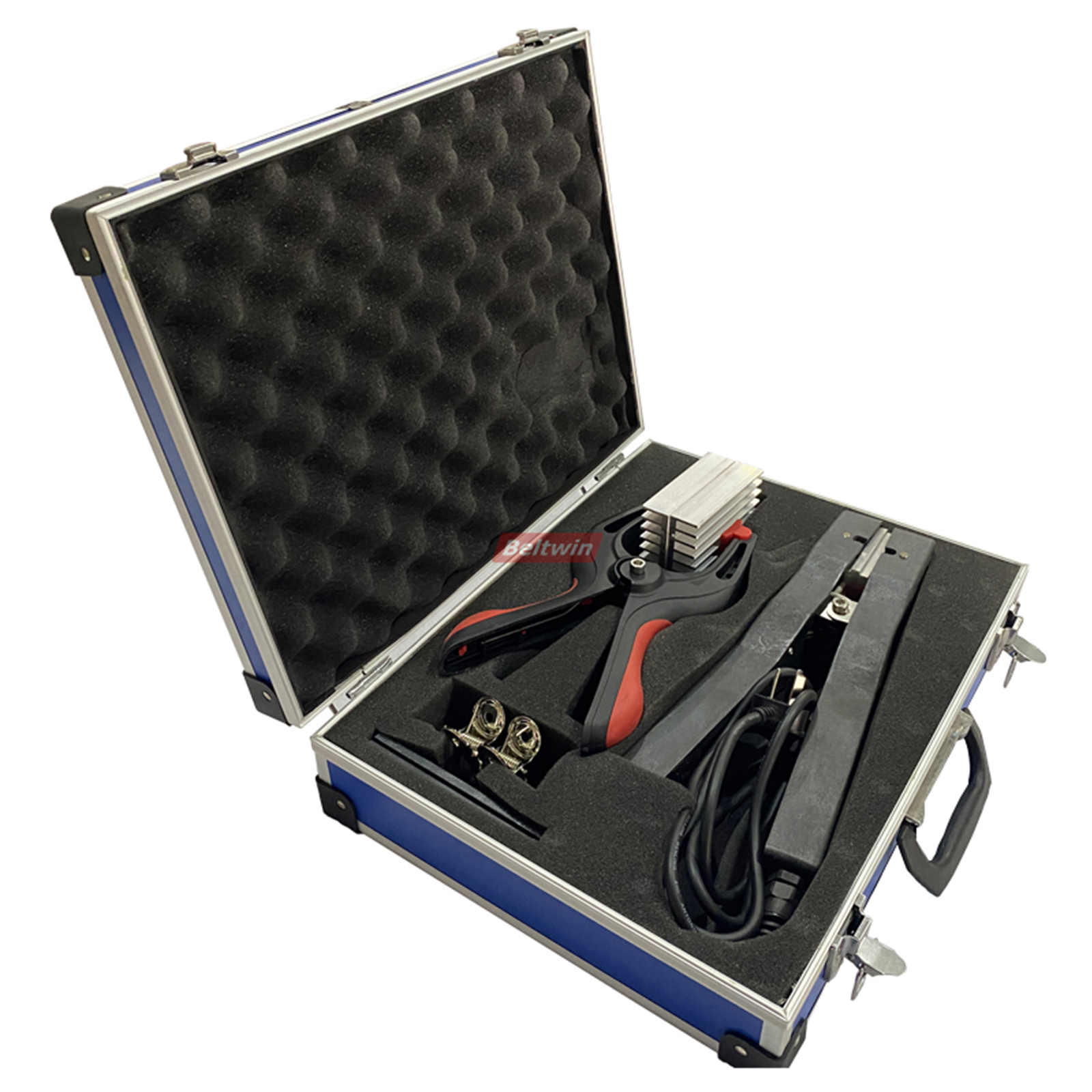 Kits de pinzas calefactoras para bandas tangenciales de empalmes fundidos, con placa calefactora de doble cara