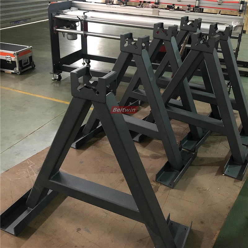 Soporte tipo A para rollo de cinta transportadora de PU de PVC