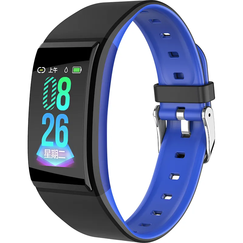 Fashion style IP67 waterproof wristband Heart rate alarm function blood pressure monitoring smart bracelet B86