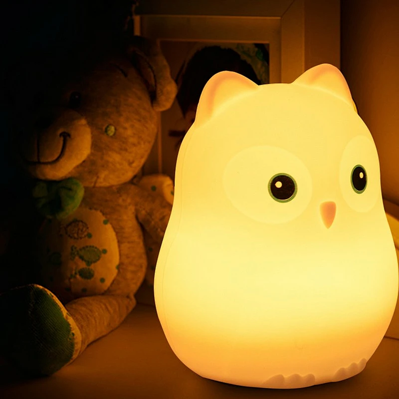 Cute Bird ODM Shape LED Light For Night as Led Sensor Emergency on Candle Holders