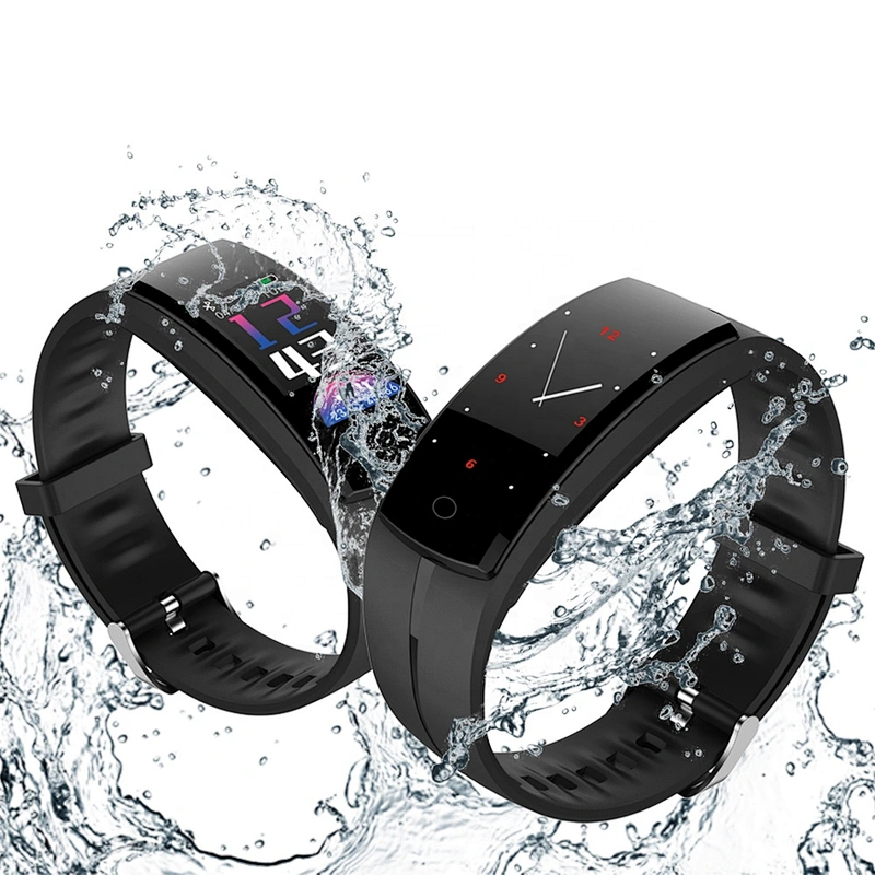 Waterproof QS100 Smart Bracelet Heart Rate Monitor Pulse Meter Fitness Tracker Bluetooth Sports Wristband