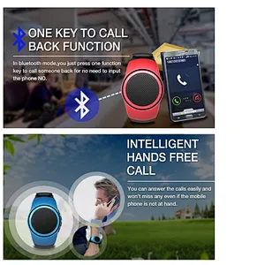 Hot selling products hands free wireless TF card audio speaker smart watch