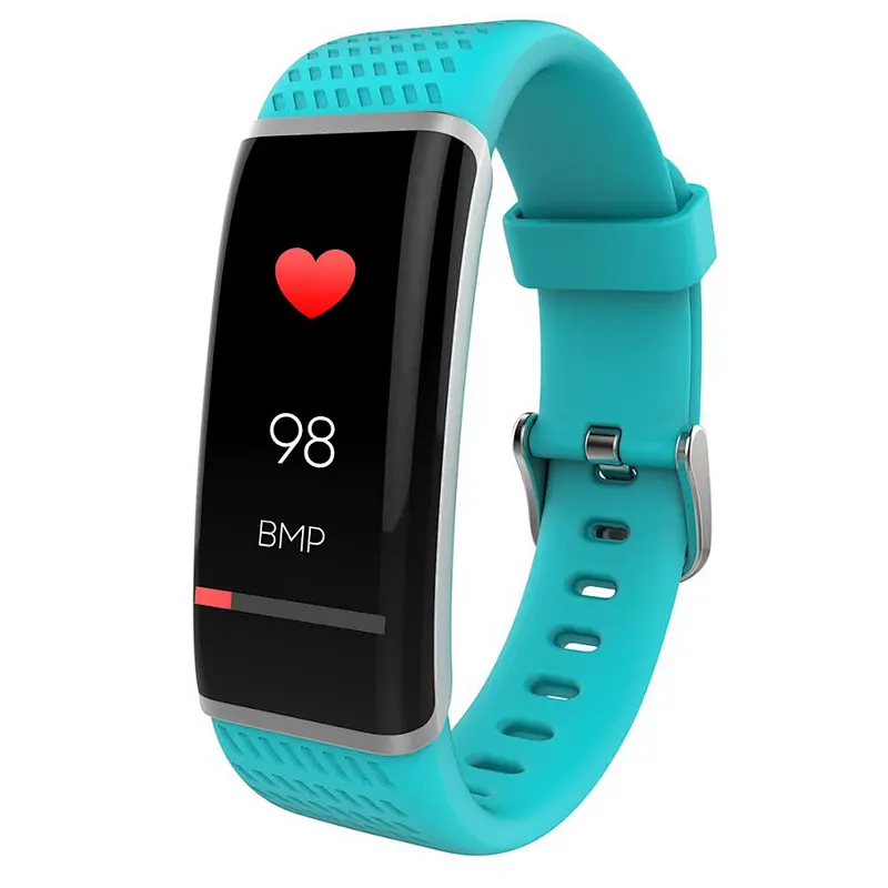 R01 color touch screen Custom logo reloj wristband Heart Rate Monitor Blood Pressure Fitness Tracker Smart Bracelet