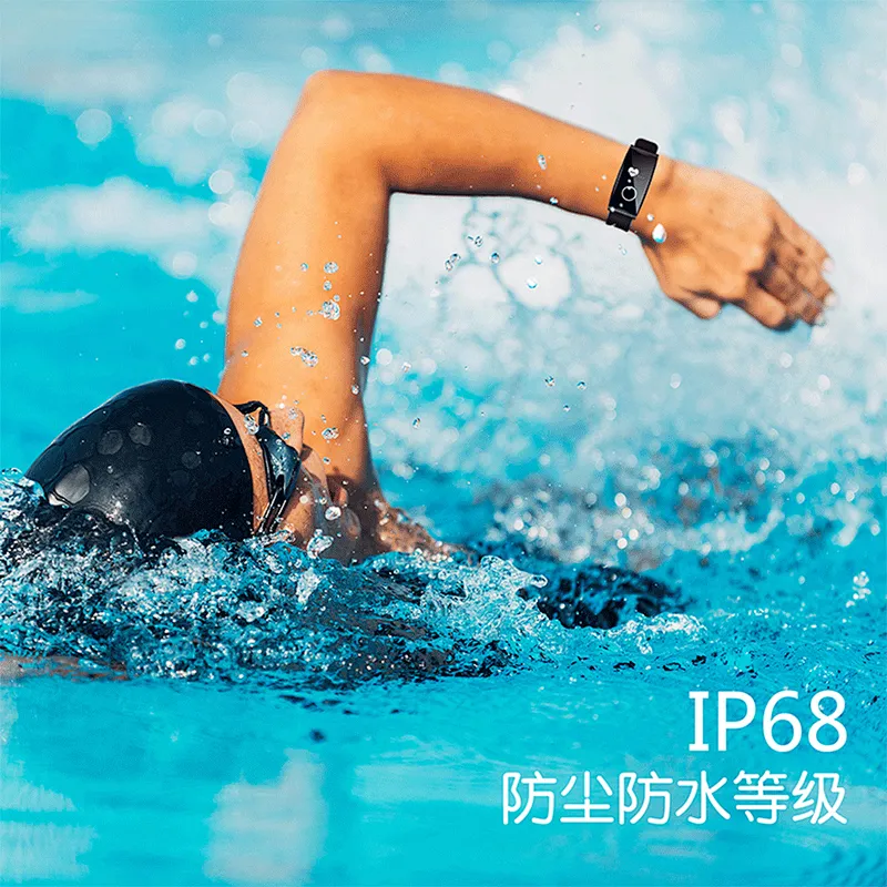 V2  Heart rate Blood Pressure Monitoring Sedentary Reminder Fashion Smart Bracelet