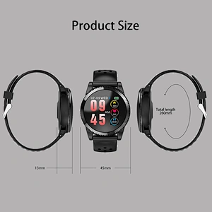 L16 smart watch with bluetooth heart rate blood pressure measure sport fitness tracker pedometer for android ios