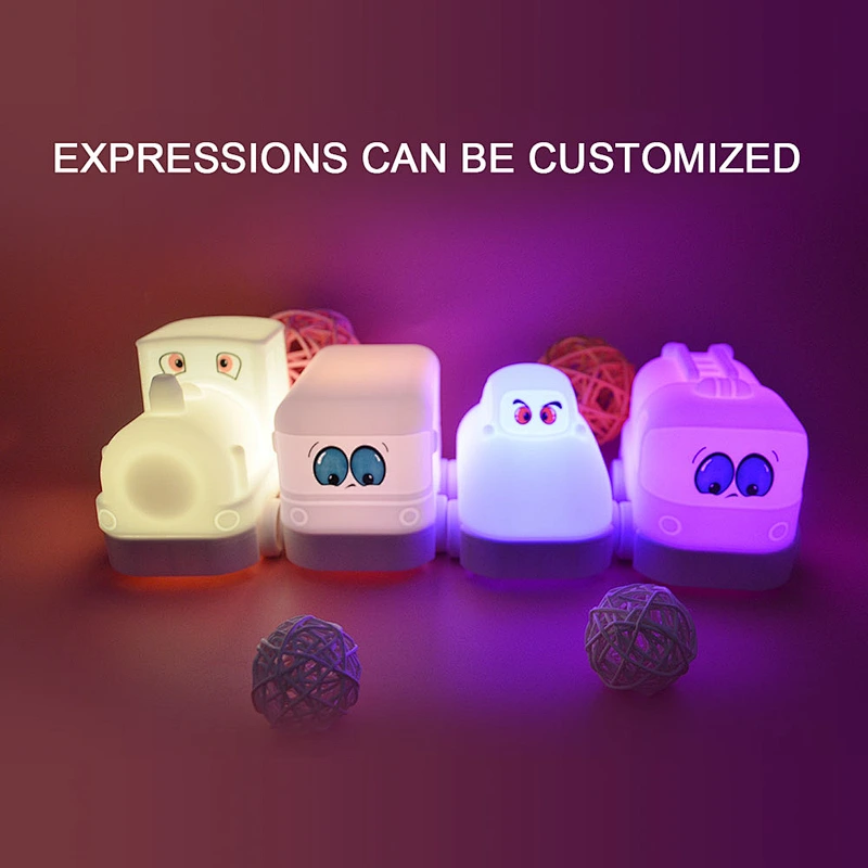 7 Color Changing Vehicle Kids Toy Car Night Light Baby Lamp Home Decor Train LED Nursery Lights