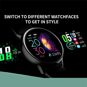 The trend of smart watch sports measure heart rate blood pressure compass air pressure led simple waterproof altitude function