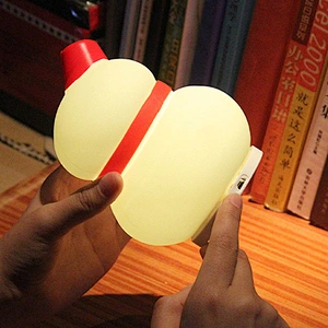 Cute Snowman Night Light Multicolor Led Light Silicone Gel Night Lamp For Child Bedroom Desk Light