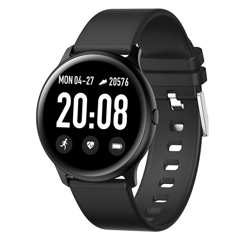 2020 Sporty New Fashionable KW19 Smart Watch Heart Rate Monitor Waterproof Wristwatch