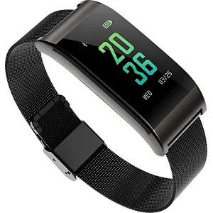 New Product B23 Color Screen IP67 Waterproof Heart Rate Monitor Fitness Tracker Stainless Steel Smart Bracelet For IOS Android