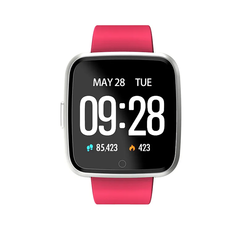 Y7 Smart Watch 1.3inch big screen Sports Fitness Tracker Heart rate monitoring Wristwatch Waterproof Blue tooth SmartWatch