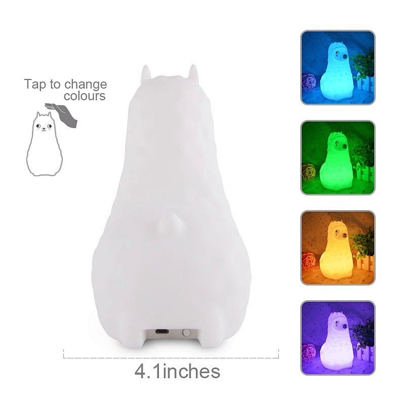 Room Usage and rechargeable Switch Power Generation silicone night light kids baby night light