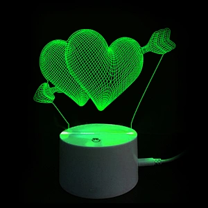 Colorful 3D Night Light Room Decoration for kids