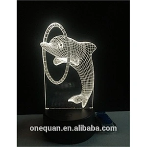 Amazon Hot Sale 3d light base 3d decorate light 3d deco light for home