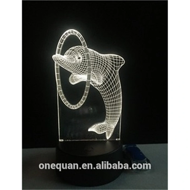 Amazon Hot Sale 3d light base 3d decorate light 3d deco light for home