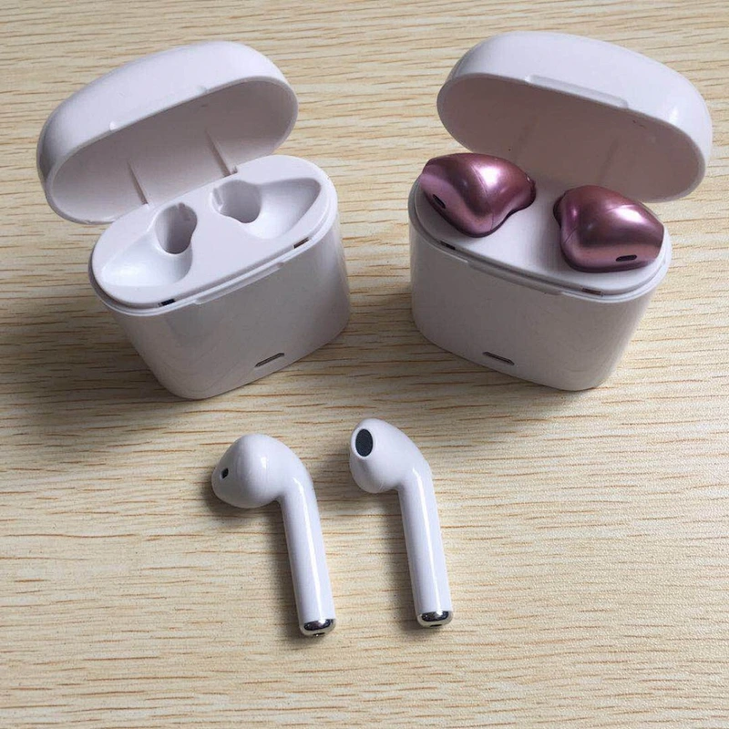 New products Wireless headset Earbuds I7S TWS Twins Blue tooth Earphones With Charging Case