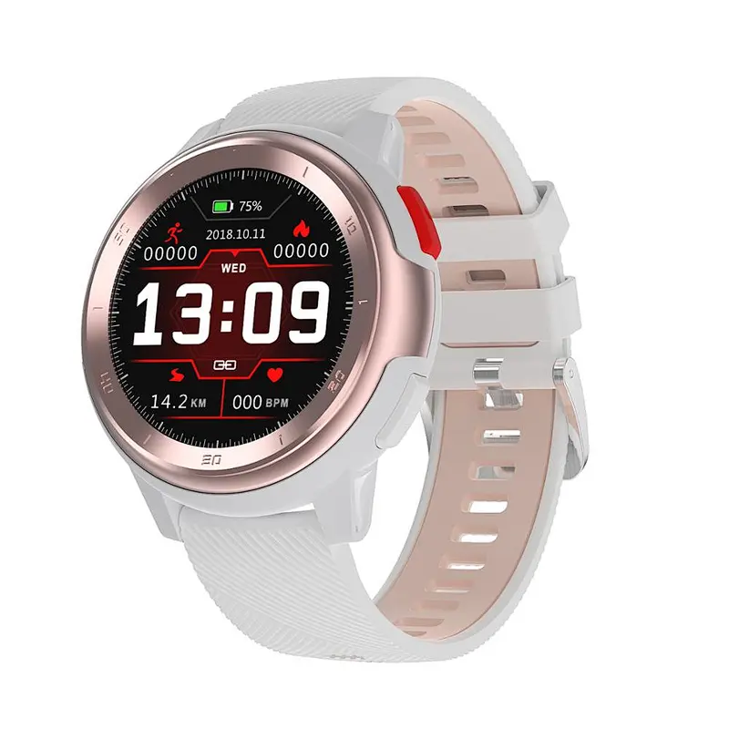 ECG Heart Rate DT68 Sports Smart Watch With Blood Pressure Monitor Fitness Tracker IP68 Waterproof Watch