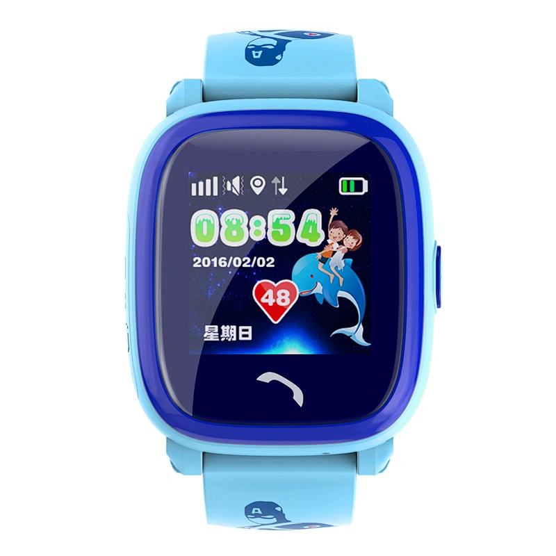 DF25 GPS WIFI Kids IP67 Waterproof Tracker Watch Children Swim Touch Screen SOS Call Safe Anti-Lost wristwatch