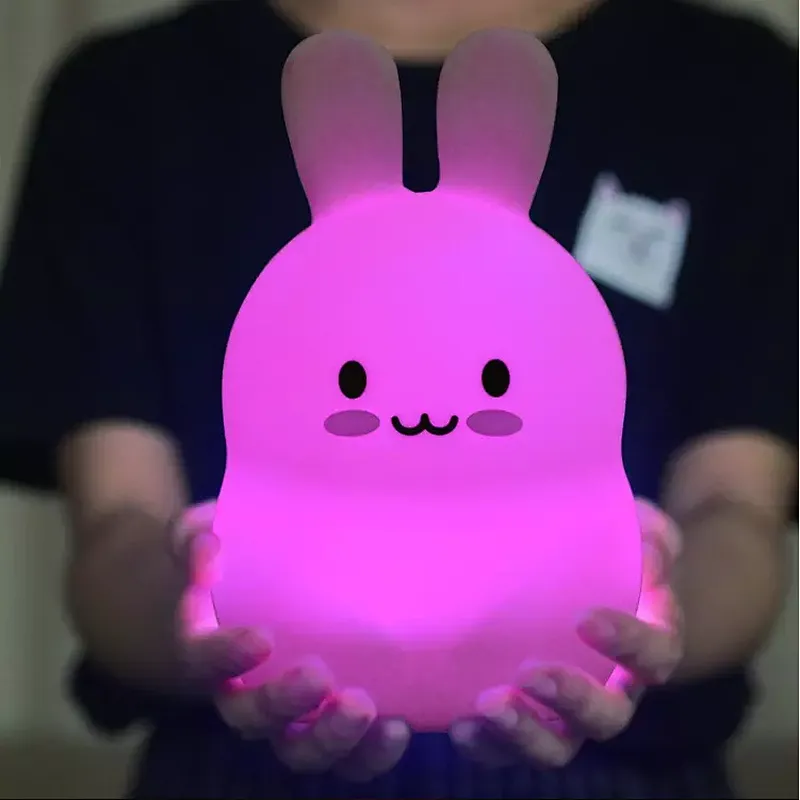 BPA Free Santa Claus Colorful Changeable Light for kids children girs bedside