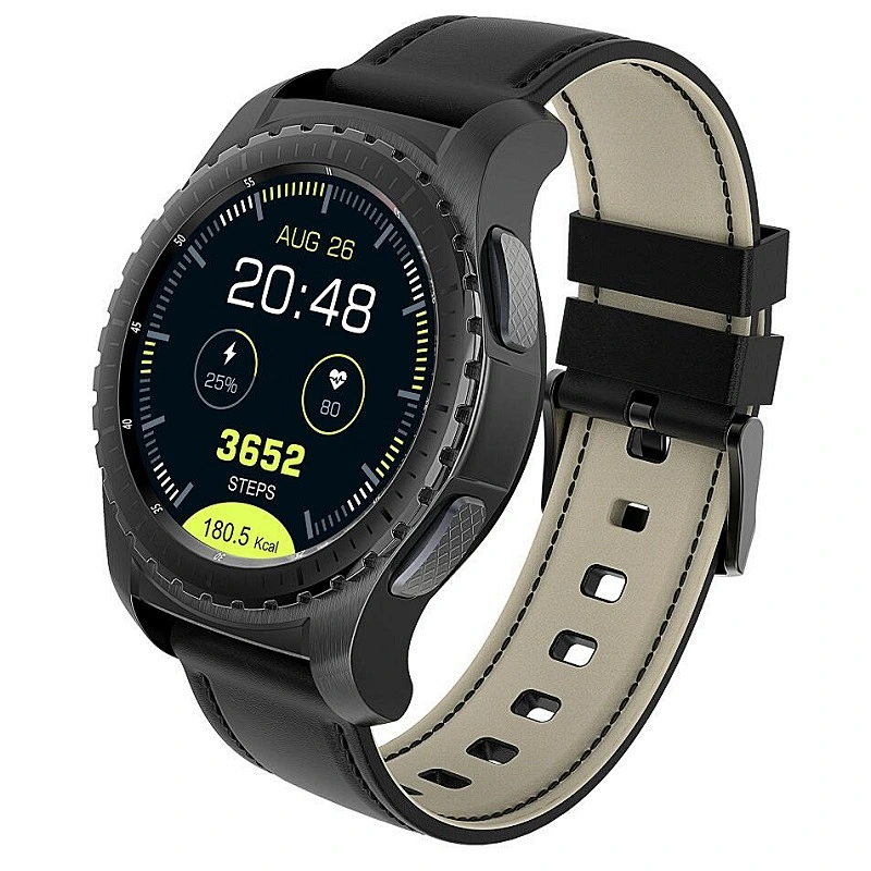 Fitness Tracker Heart Rate Anti-lost KW28 Smart Watch Model SIM/TF Card Wristwatch For Android IOS Phone