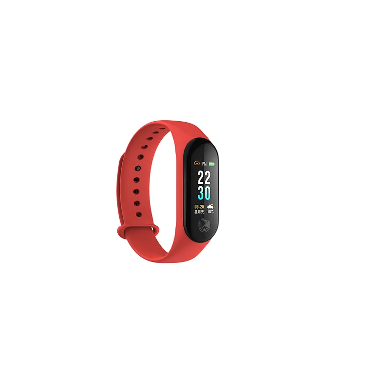 M3 plus Color Screen Pedometer smart bracelet Blood Pressure Oxygen Heart Rate Monitor Fitness Tracker wristband