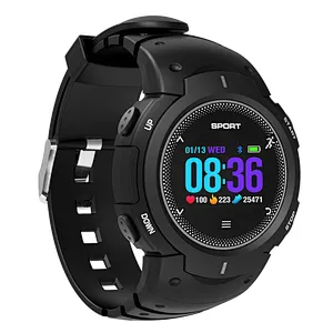 Color Screen Waterproof F13 Smart Watch With CE ROHS Outdoor Sport Swimming Watch