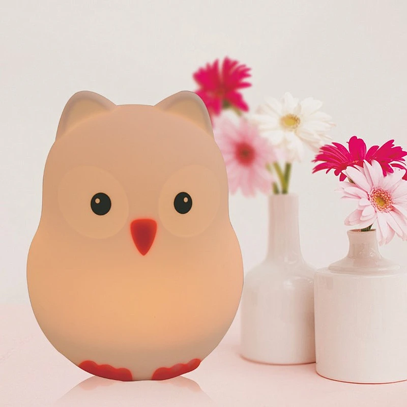 Cute Bird ODM Shape LED Light For Night as Led Sensor Emergency on Candle Holders