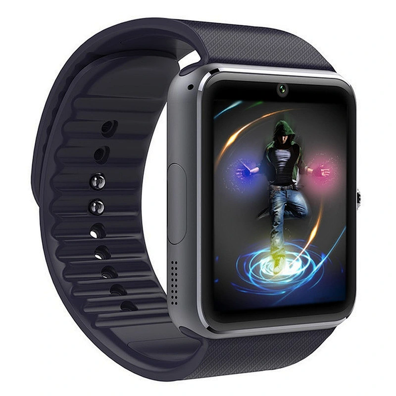 Sim Card Slot Brand New GT08 Smart Watch Clock With Push Message Bluetooth Conne Support Multi languages For IOS Android