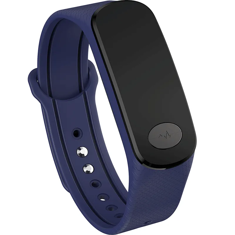 ECG Blood Pressure B18+ Color Screen  Smart Bracelet Bidirectional Search Green Night Heart Rate Smart Bracelet