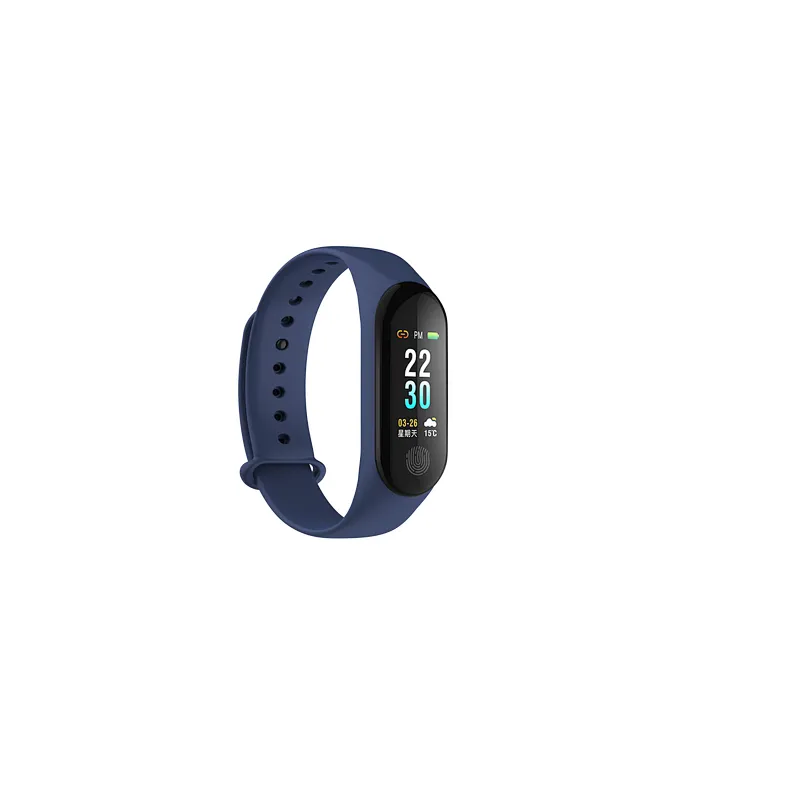 M3 plus Color Screen Pedometer smart bracelet Blood Pressure Oxygen Heart Rate Monitor Fitness Tracker wristband