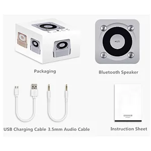 Mini Anti-drop Call function Voice prompt Card USB interface Long-term work Bluetooth Speaker
