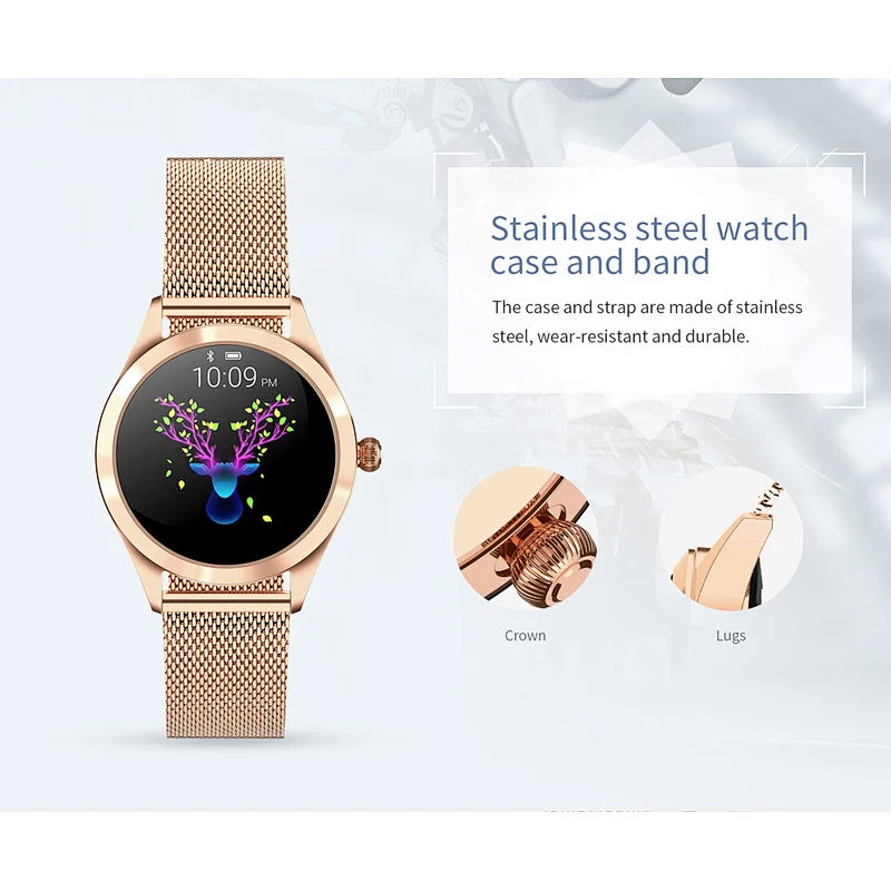 IP68 Rank Waterproof Link To Health Multi-Function Measure Heart Rate and Blood Pressure, Smart Watch IOS/Android