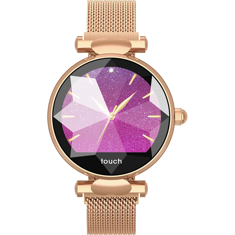 B80 female sports bracelet diamond metal watchband heart rate blood pressure monitor fitness track smartwatch