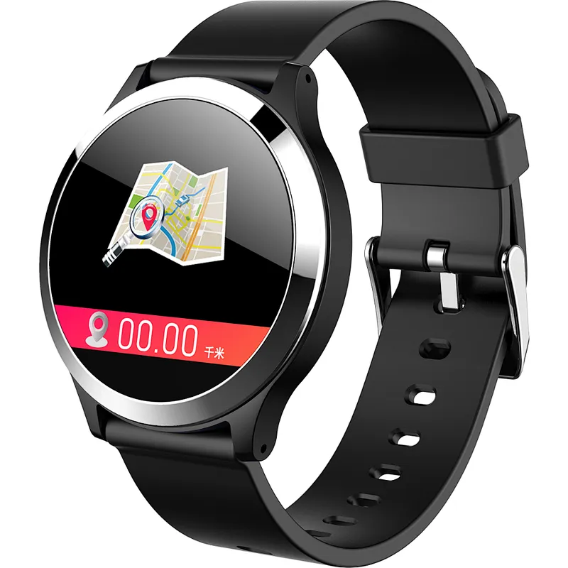 Shenzhen Factory 1.22 Round ECG+PPG monitor B65 Smartwatch multiple dials switch IP67 waterproof lemfo Smart watch for Samsung