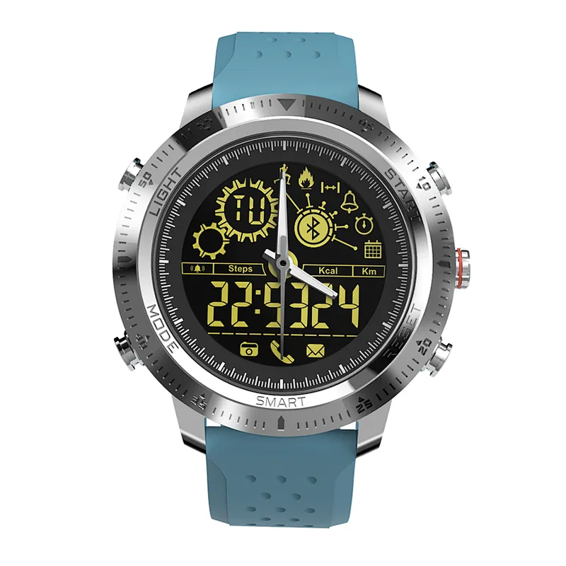 Luminous dial Blood Pressure Waterproof Fitness Tracker Heart Rate Monitor Smart watch for Android IOS