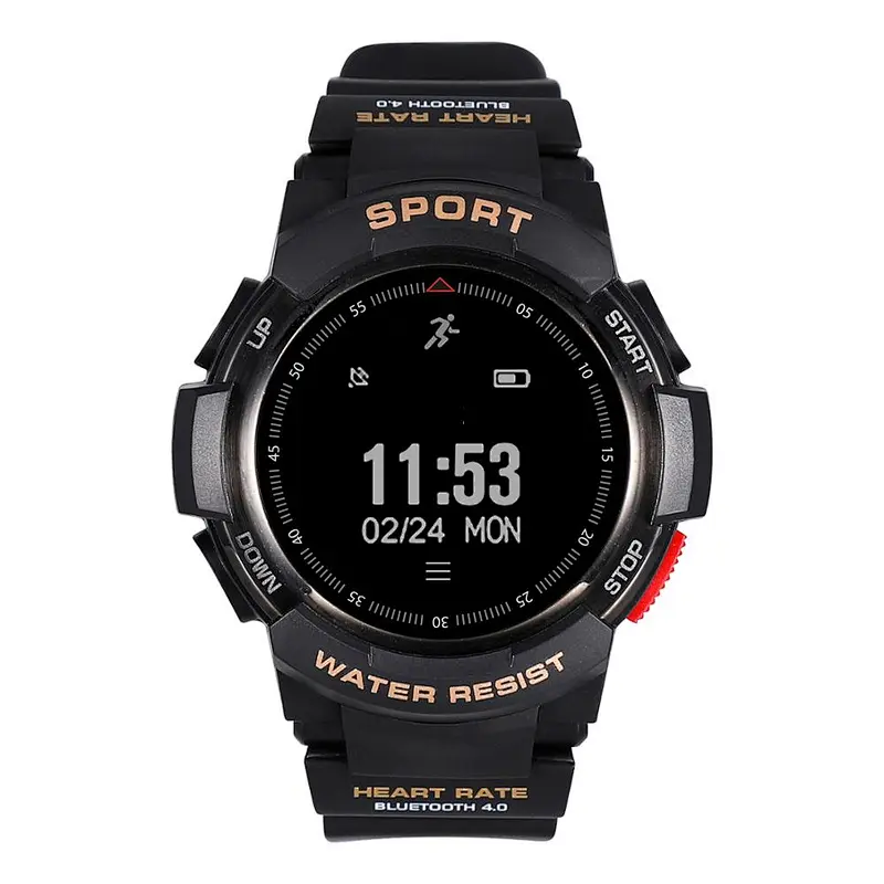 IP68 Waterproof Heart Rate Detection F6 Smart Bracelet with Android and IOS System