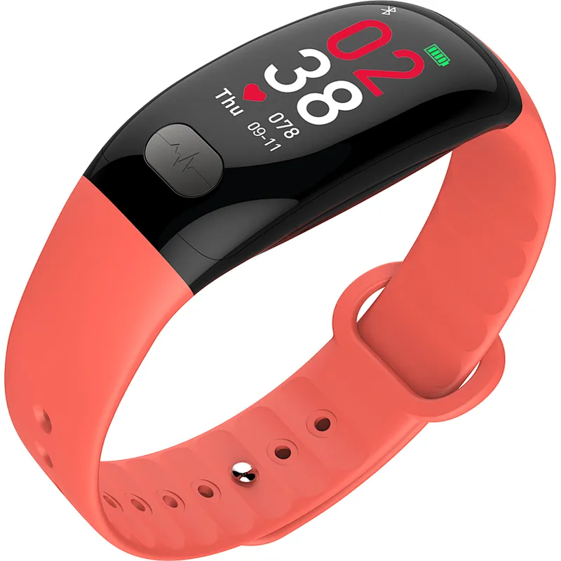 2019 hot selling B51 PPG+ECG monitor Smart bracelet user manual IP67 waterproof fitness track wristband with sdk