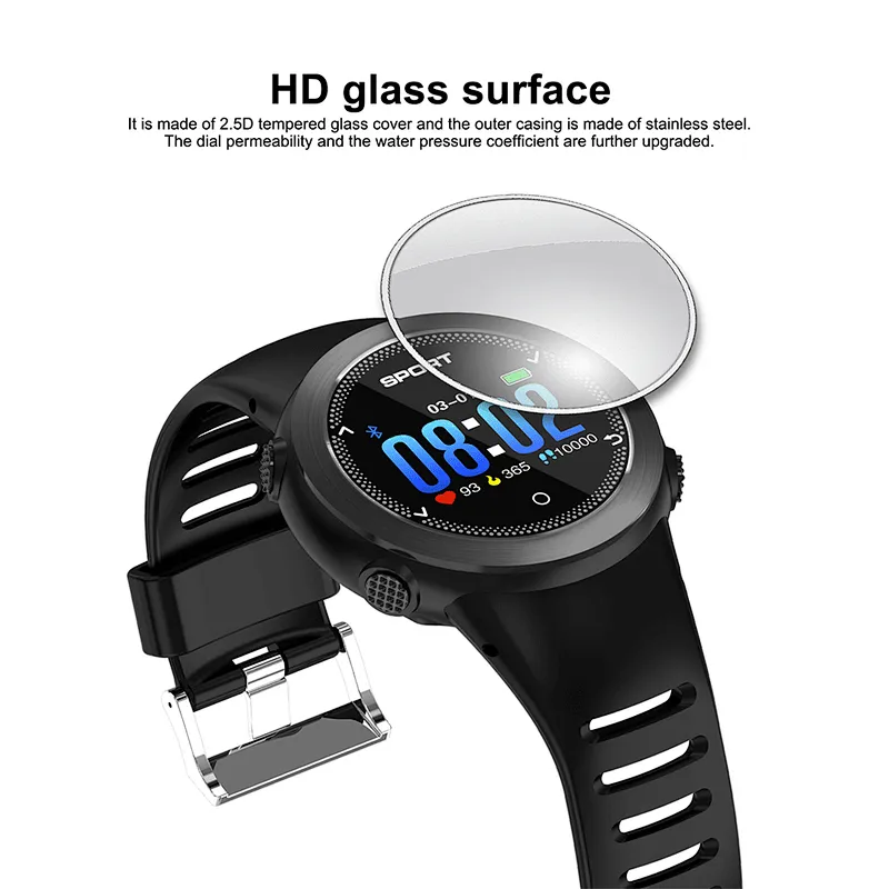 IP68 Waterproof M68 Color IPS Screen Sport Fitness Blood Pressure Oxygen Activity Tracker Smart Bracelet