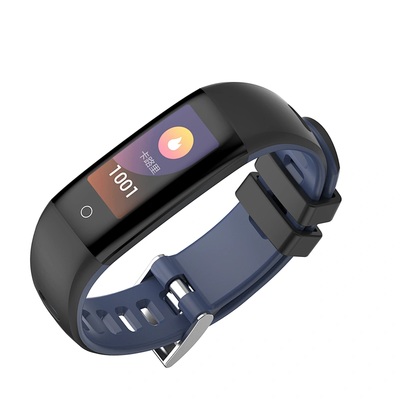 2019 Fashion Style Full HD color IPS screen heart rate and blood pressure monitoring smart waterproof bracelet